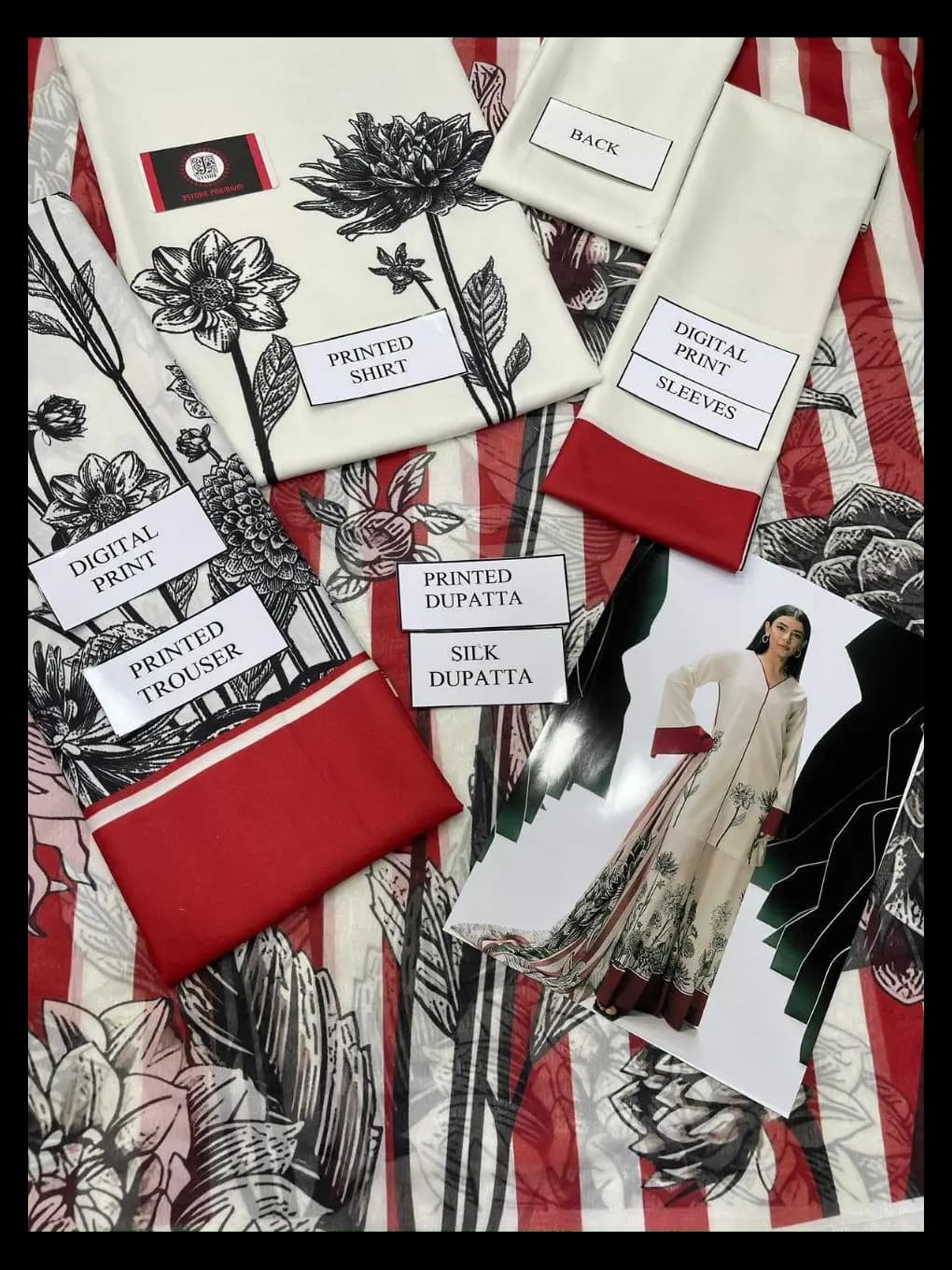 Brand Name LULUSAR (PREMIUM SILK) 3 Pcs