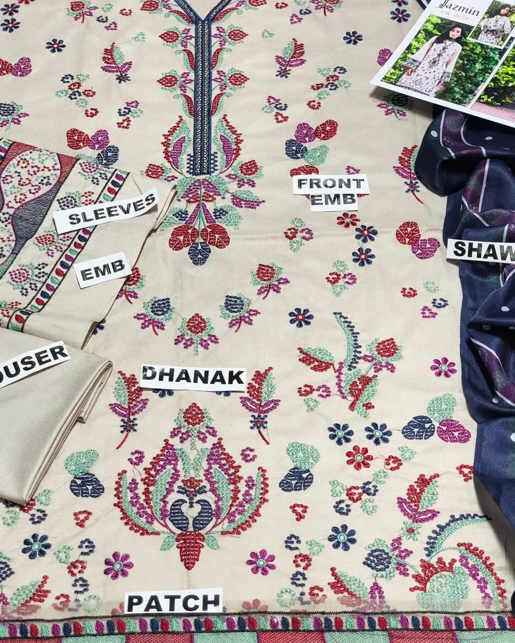 Ladies 3 pcs suit brand Jazmin