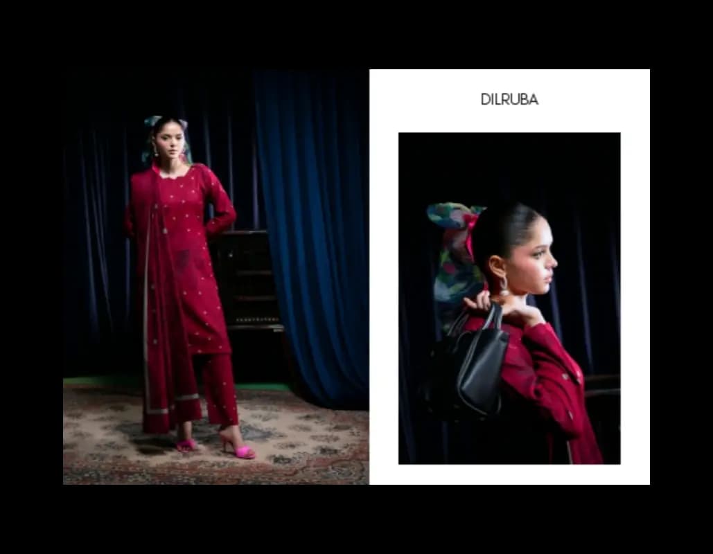 Ladies Unstitched Suit FEATHER  ORIGNAL (PREMIUM DHANAK)