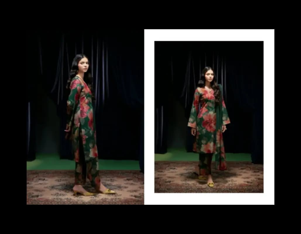 Ladies Unstitched Suit FEATHER  ORIGNAL (PREMIUM DHANAK)