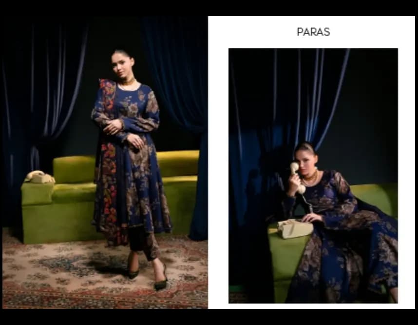 Ladies Unstitched Suit FEATHER  ORIGNAL (PREMIUM DHANAK)