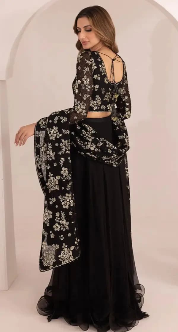 Brand Name JAZMIN (CHIFFON SAREE)