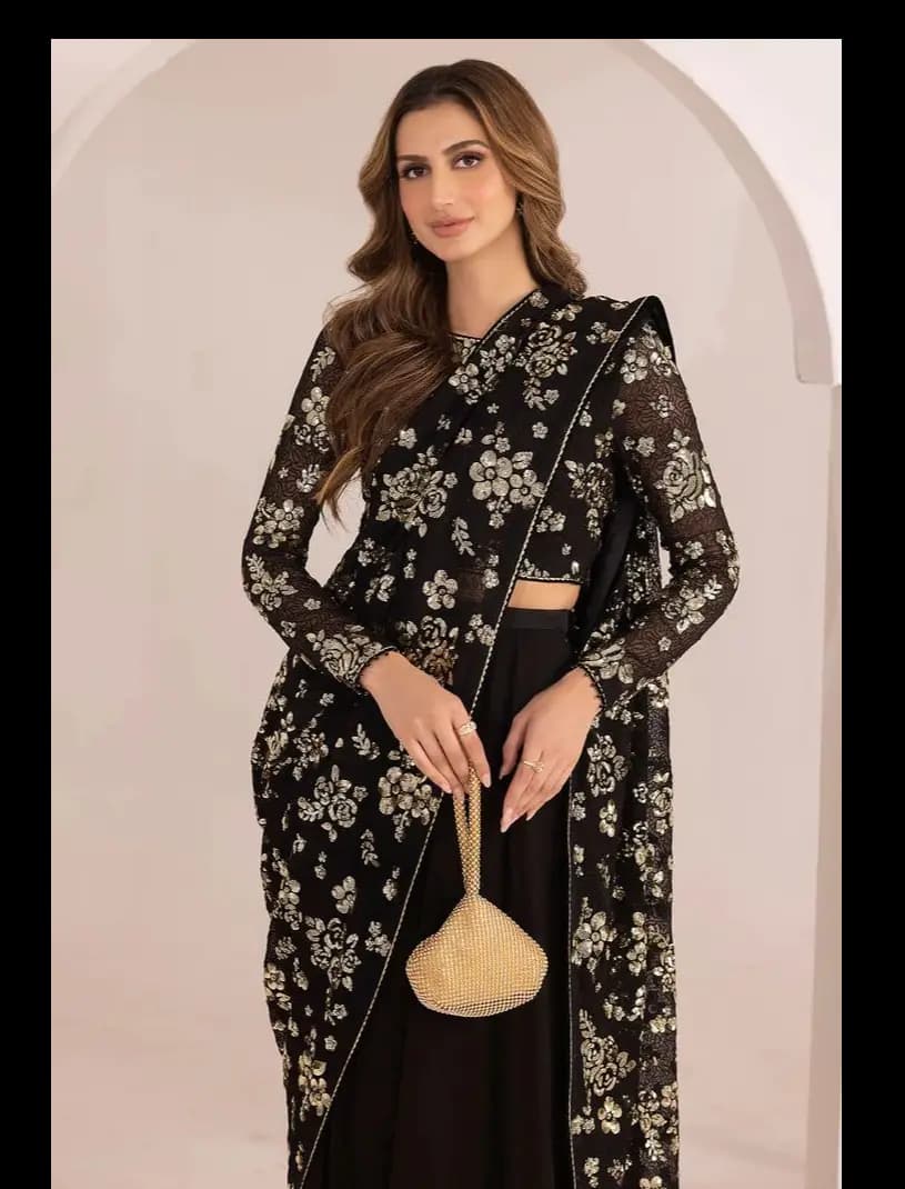 Brand Name JAZMIN (CHIFFON SAREE)